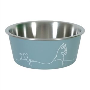 Zolux Love Voerbak Kat Blauw 12.5 cm 400 ml
