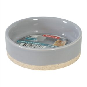 Zolux Olaria Voerbak Keramiek Grijs 10.3 cm 100 ml