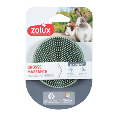Zolux Rubber Borstel Knaagdier 7.5 cm