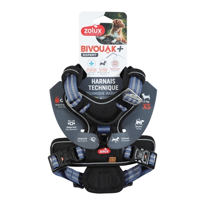 Zolux Bvk Hondentuig Blauw XS 25.5-38x33-43 cm