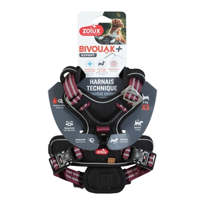 Zolux Bvk Hondentuig Red XS 25.5-38x33-43 cm