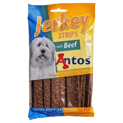 Antos Jerkey Strips Rund 20 st