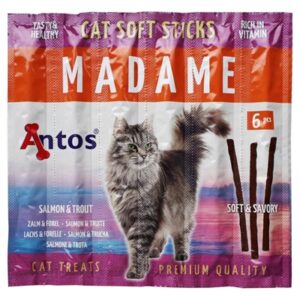 Antos Cat Soft Sticks Madame Zalm / Forel 6 st