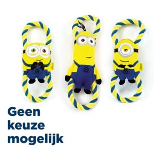 Minions Pluche Bob / Stuart / Kevin Aan Flostouw 28 cm