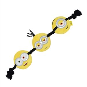 Minions Pluche Minions Bob / Kevin / Stuart Aan Flostouw 39.5x9.5x4.5 cm