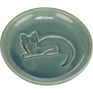 Trixie Voerbak Kat Katrelief Keramiek Blauw 14.5 cm 150 ml