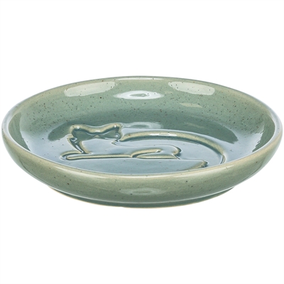 Trixie Voerbak Kat Katrelief Keramiek Blauw 14.5 cm 150 ml