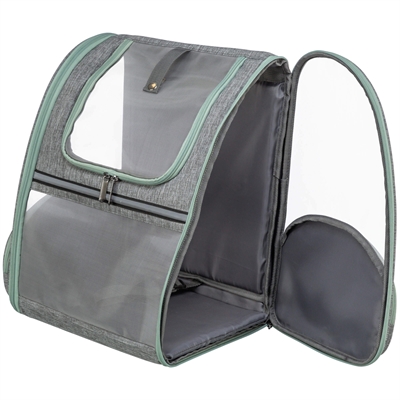 Trixie Hondentas Rugtas Chloe Lichtgrijs 39x27x43 cm