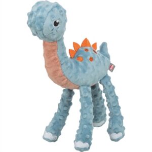 Trixie BE Eco Dinosaurus Gerecycled Pluche Blauw 38 cm 2 st