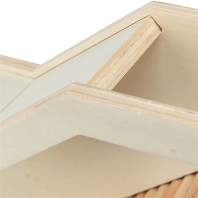 Trixie Observatiebox Muis / Hamster Met Tunnel Onbehandeld Hout 36x17 cm