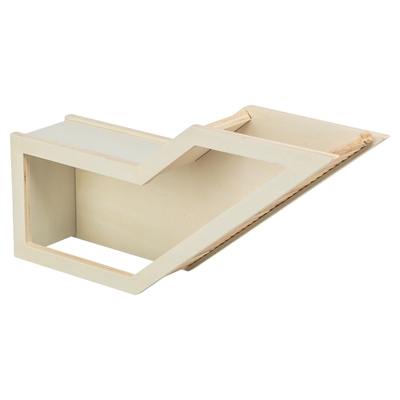 Trixie Observatiebox Muis / Hamster Met Tunnel Onbehandeld Hout 36x17 cm