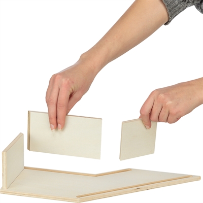 Trixie Observatiebox Muis / Hamster Met Tunnel Onbehandeld Hout 36x17 cm