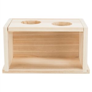 Trixie Zandbad Hamster / Gerbil Onbehandeld Hout 28x15x15 cm