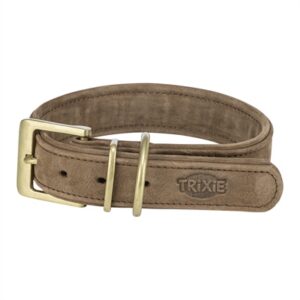 Trixie Halsband Hond Pure Leer Bruin XS 25-31x2.5 cm