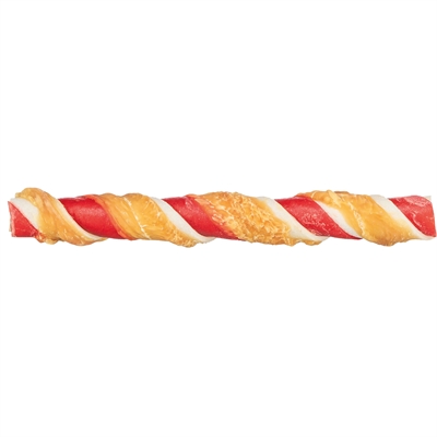 Trixie Denta Fun Barbecue Roll Met Kippenborst 17 cm 45 gr 50 st