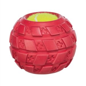 Trixie Tennisbal In Rubber Band Natuurrubber 7.5 cm 3 st