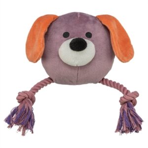 Trixie Hond Pluche Met Touw 27cm 3 st