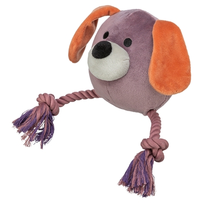 Trixie Hond Pluche Met Touw 27cm 3 st