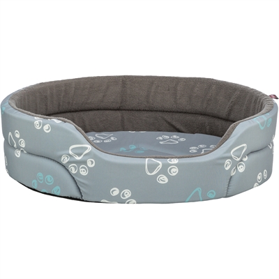 Trixie Hondenmand Jimmy Cotton Look Ovaal Lichtgrijs / Donkergrijs 45x35 cm