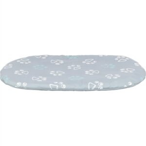 Trixie Hondenkussen Jimmy Cotton Look Ovaal Lichtgrijs 44x31 cm