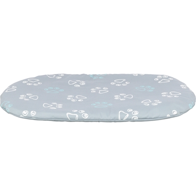 Trixie Hondenkussen Jimmy Cotton Look Ovaal Lichtgrijs 44x31 cm