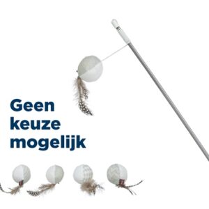 Trixie Kattenhengel Bal Met Veren Met Catnip 46 cm
