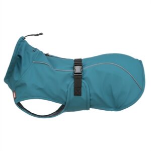 Trixie Regenjas Hond Vimy Petrol Rug 25 cm Buik 20-39 cm