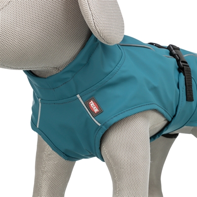 Trixie Regenjas Hond Vimy Petrol Rug 25 cm Buik 20-39 cm