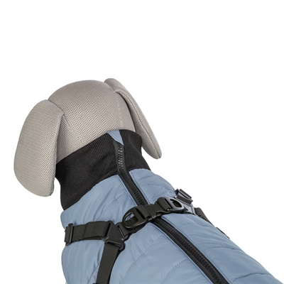 Trixie Hondenjas Pontis Met Tuig Blauwgrijs 24 cm