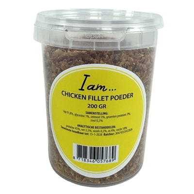 I Am Chicken Fillet Poeder 200 gr