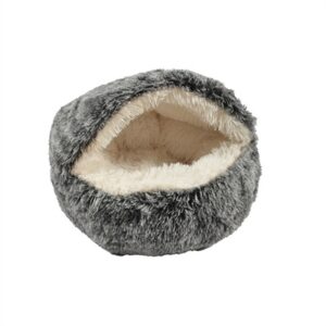 Croci Kattenmand Iglo Gemeleerd Zwart / Wit 50x35 cm