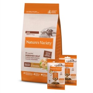 Natures Variety Original Adult Mini Chicken Met 2 Freeze Dried Toppers 1.5 kg + 2x120 gr