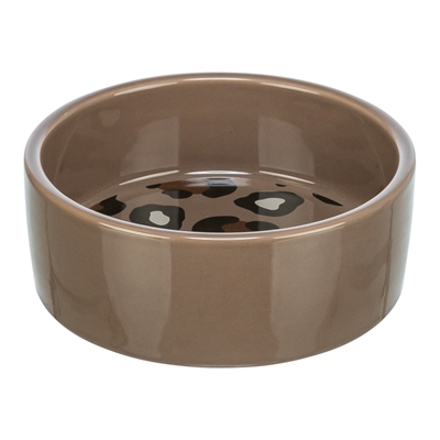 Trixie Voerbak / Drinkbak Leo Kat Keramiek Panterprint Assorti 12 cm 300 ml