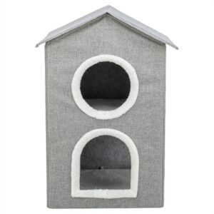 Trixie Kattenmand / Kattenhuis Nora Soft 2 Verdriepingen Lichtgrijs 47x47x67 cm