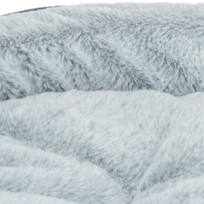 Trixie Vital Hondenmand Lino Soft Ovaal Grijs / Lichtgrijs 60x45 cm