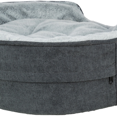 Trixie Vital Hondenmand Lino Soft Ovaal Grijs / Lichtgrijs 60x45 cm