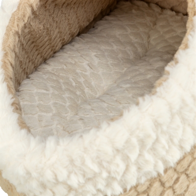 Trixie Kattenmand Iglo Kaline Mio Lichtbruin / Creme 35x41x26 cm