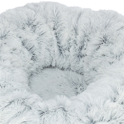 Trixie Harvey Pluche Speeltunnel / Donut Wit / Grijs 160x25 cm