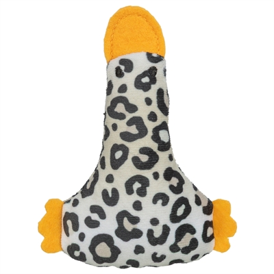 Trixie Eend Pluche Panterprint Met Kattenkruid / Catnip Assorti 12 cm