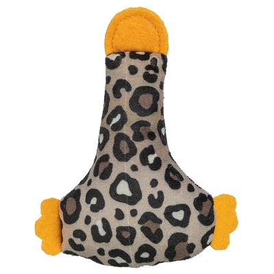 Trixie Eend Pluche Panterprint Met Kattenkruid / Catnip Assorti 12 cm