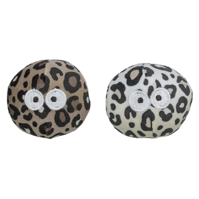 Trixie Bal Met Ogen Panterprint Met Kattenkruid / Catnip Assorti 5.5 cm 2 st