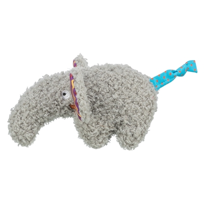 Trixie Olifant Pluche Met Kattenkruid / Catnip Grijs 15 cm