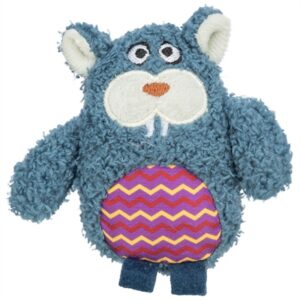 Trixie Monster Pluche Met Kattenkruid / Catnip Grijs 12 cm 4 st