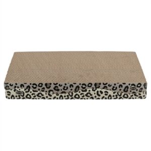 Trixie Krabplank Leo Karton Panterprint Met Kattenkruid / Catnip 44x25x6 cm 2 st