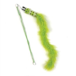 Happy Pet Tabby Patch Kattenhengel Rups Groen 40x7.5 cm