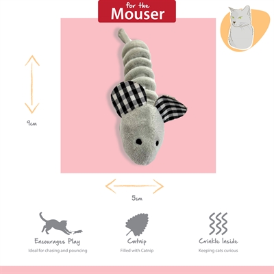 Happy Pet Tabby Patch Muizen 11 cm En 9 cm