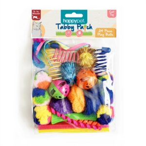Happy Pet Tabby Patch Ballen Multipack 17x15x3.5 cm 24 st