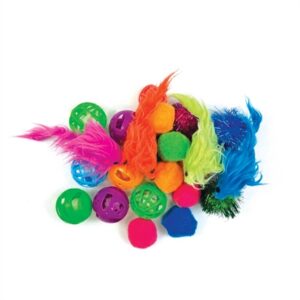Happy Pet Tabby Patch Variatie Pack Speeltjes 16.5x15x4 cm 24 st