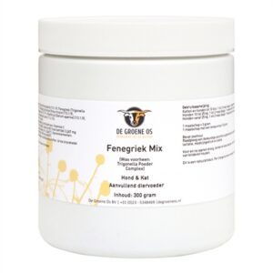 DE Groene Os Fenegriek Mix Hond / Kat 300 gr