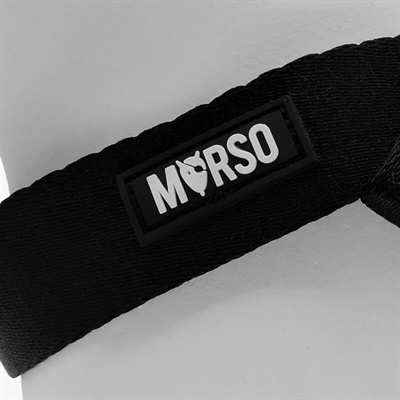 Morso Mini Hondentuig Verstelbaar Gerecycle Zwart 29-38x2.5 cm